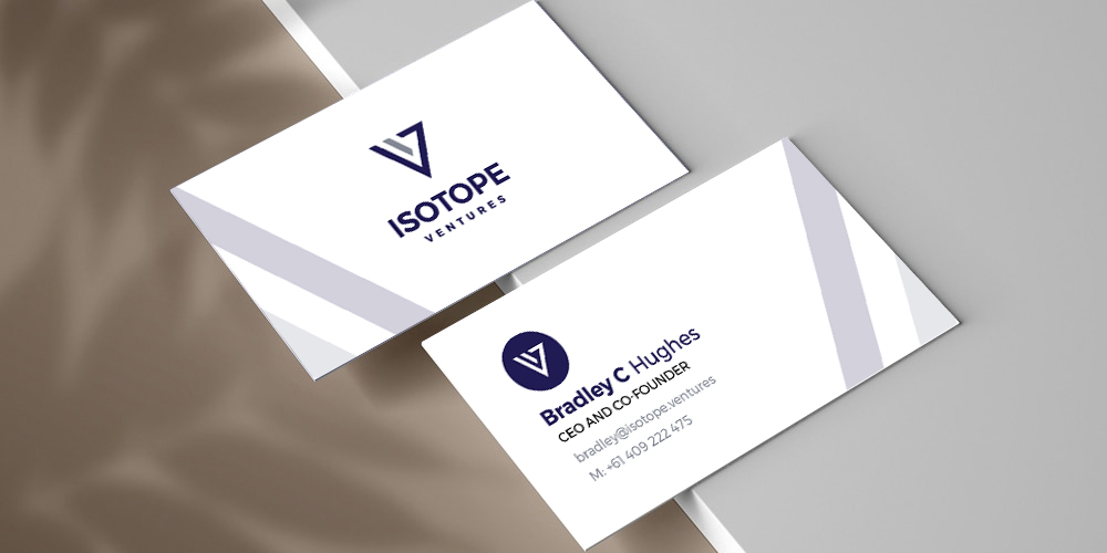 Isotope Ventures business card